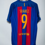 Barcelona 2016-17 Suarez Home Kit (XL)