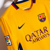 Barcelona 2015-16 Messi Long Sleeve Away Kit (M)