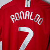 Manchester United 2008-09 Ronaldo Home Kit (XL)