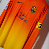 Barcelona 2012-13 Messi Long Sleeve Away Kit (L)