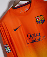Barcelona 2012-13 Messi Long Sleeve Away Kit (L)