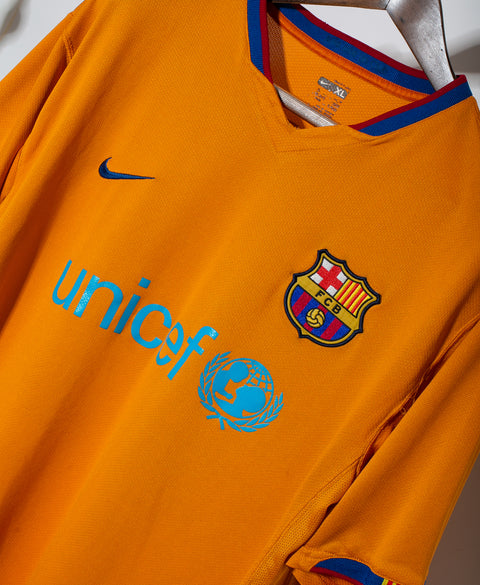 Barcelona 2006-07 Ronaldinho Away Kit (XL)