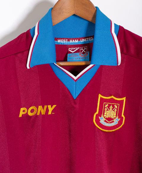 West Ham United 1997-98 Sinclair Home Kit (L)