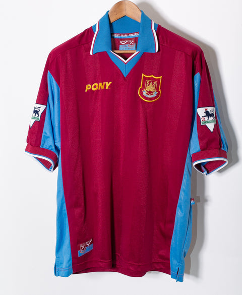 West Ham United 1997-98 Sinclair Home Kit (L)