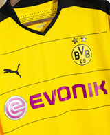 Dortmund 2015-16 Aubameyang Long Sleeve Home Kit (L)