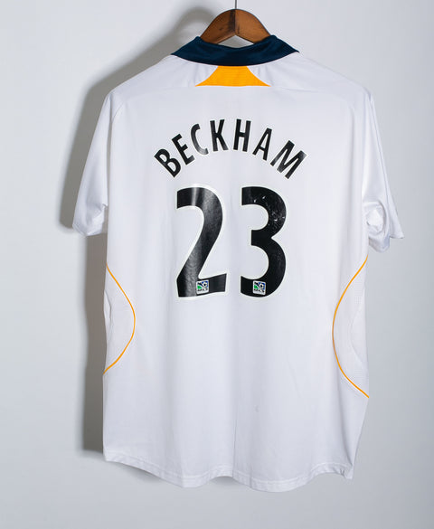 LA Galaxy 2007-08 Beckham Home Kit (XL)