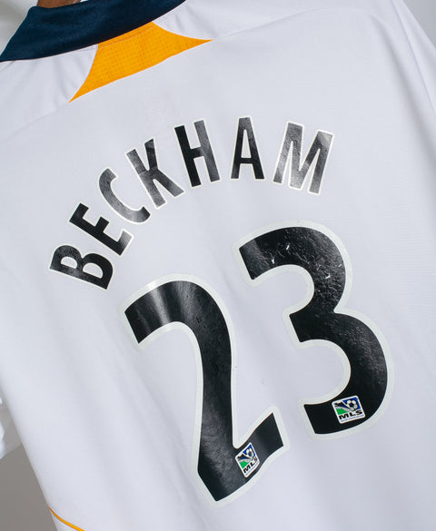 LA Galaxy 2007-08 Beckham Home Kit (XL)