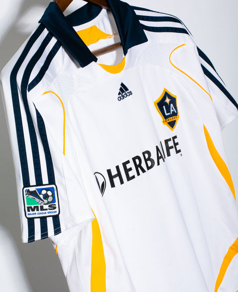 LA Galaxy 2007-08 Beckham Home Kit (XL)