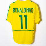 Brazil 2002 Ronaldinho Home Kit (M)