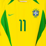 Brazil 2002 Ronaldinho Home Kit (M)