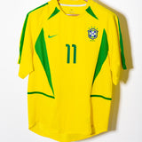 Brazil 2002 Ronaldinho Home Kit (M)