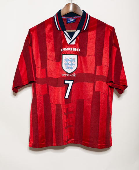 England 1998 Beckham Away Kit (YXL)