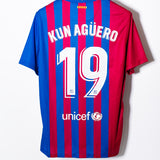 Barcelona 2021-22 Kun Aguero Home Kit NWT (XL)