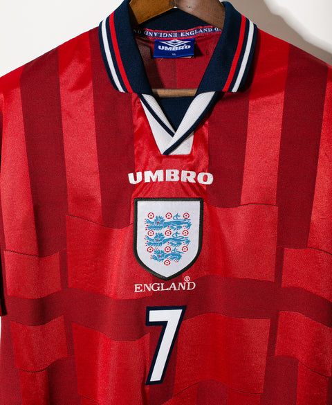 England 1998 Beckham Away Kit (YXL)