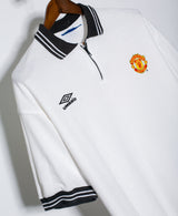 Manchester United 90's Zip Polo (L)