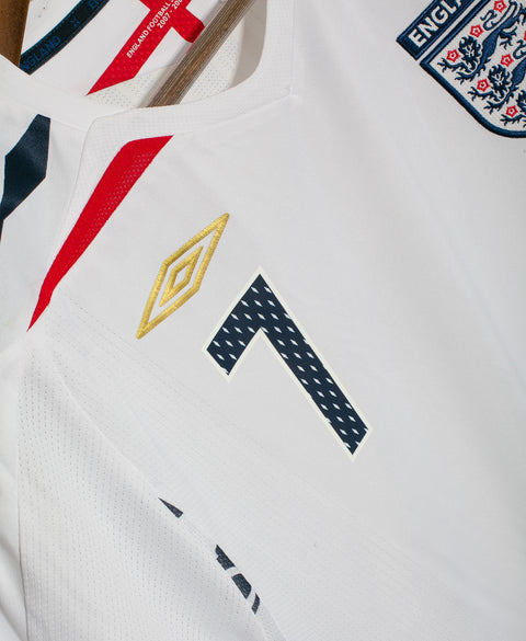 England 2008 Beckham Home Kit (XL)