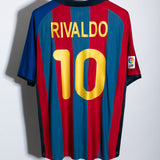Barcelona 2001-02 Rivaldo Home Kit (XL)