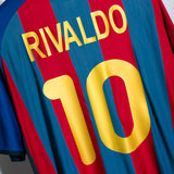 Barcelona 2001-02 Rivaldo Home Kit (XL)