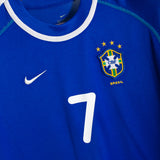 Brazil 2000 Ronaldinho Away Kit (S)