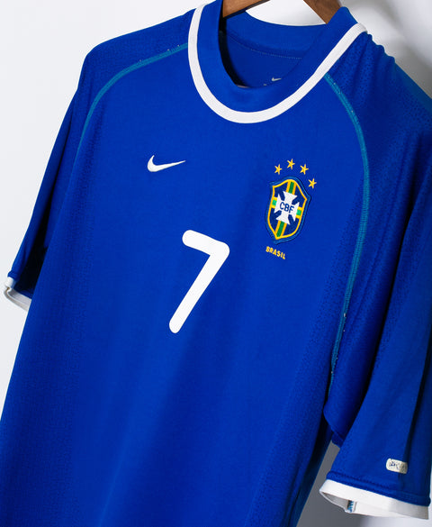 Brazil 2000 Ronaldinho Away Kit (S)