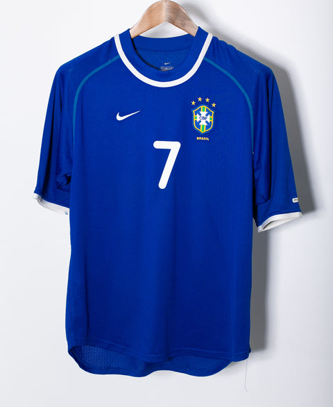 Brazil 2000 Ronaldinho Away Kit (S)