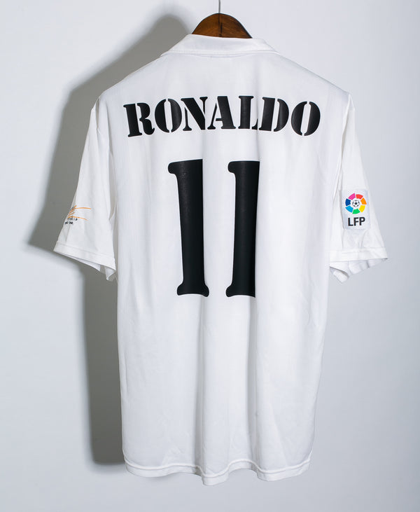 Real Madrid 2001-02 Ronaldo Anniversary Home Kit (L)