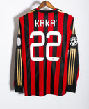 AC Milan 2013-14 Kaka Long Sleeve Home Kit (M)