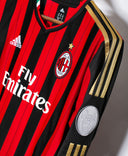 AC Milan 2013-14 Kaka Long Sleeve Home Kit (M)