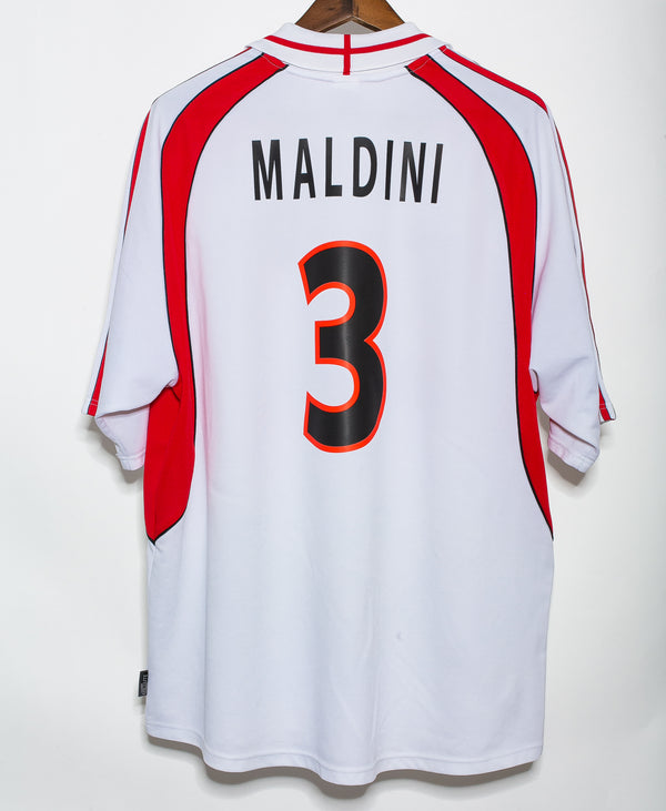 AC Milan 2001-02 Maldini Away Kit (2XL)