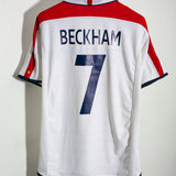 England 2004 Beckham Home Reversible Kit (L)