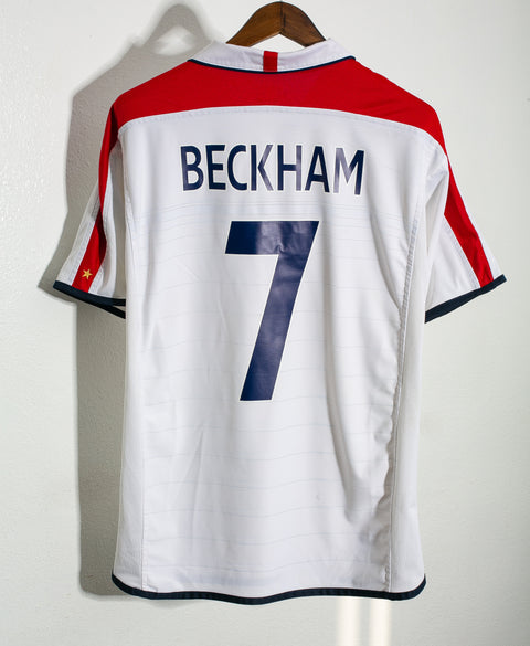 England 2004 Beckham Home Reversible Kit (L)