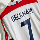 England 2004 Beckham Home Reversible Kit (L)
