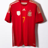 Spain 2014 David Villa Home Kit (L)