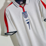 England 2004 Beckham Home Reversible Kit (L)
