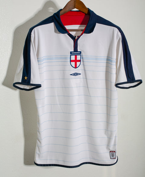 England 2004 Beckham Home Reversible Kit (L)