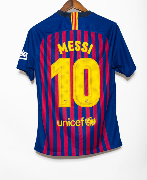 Barcelona 2018-19 Messi Home Kit (M)