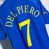 Italy 2004 Del Piero Home Kit (M)