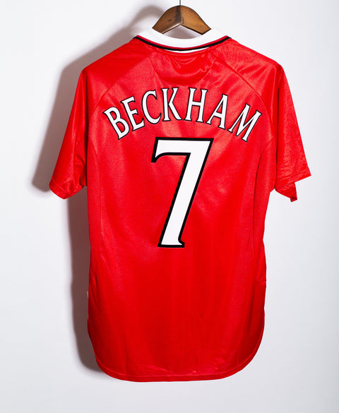 Manchester United 1999-00 Beckham European Home Kit (L)