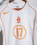 Netherlands 2004 V. Hooijdonk Away Kit (S)