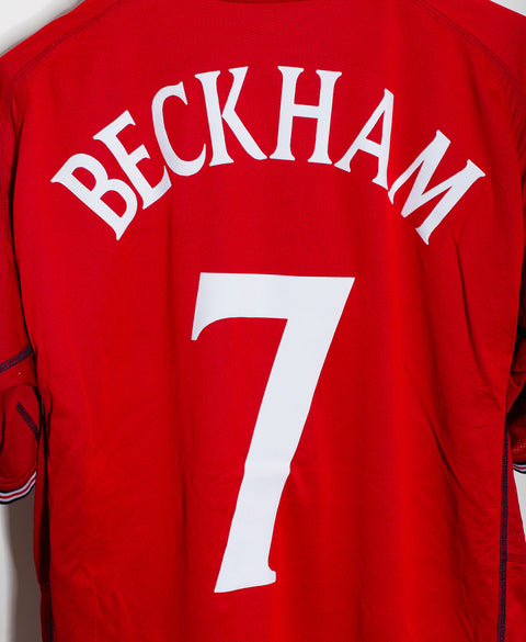 England 2002 Beckham Reversible Home Kit (XL)