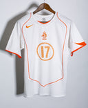 Netherlands 2004 V. Hooijdonk Away Kit (S)