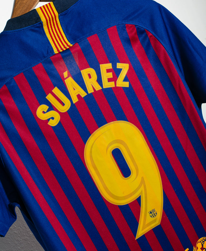 Barcelona 2018-19 Suarez Home Kit (M)