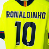 Barcelona 2005-06 Ronaldinho Away Kit (XL)