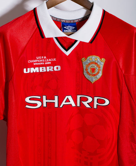 Manchester United 1999-00 Beckham European Home Kit (L)