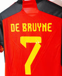 Belgium 2022 De Bruyne Home jersey