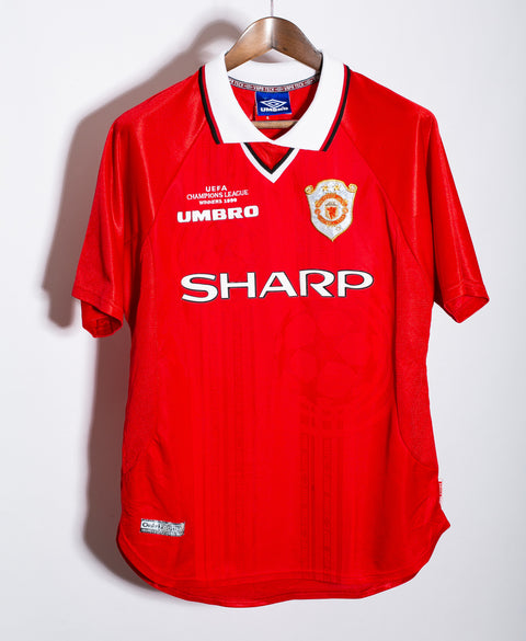 Manchester United 1999-00 Beckham European Home Kit (L)