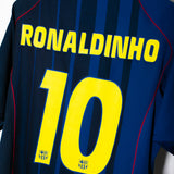 Barcelona 2004-05 Ronaldinho Away Kit (XL)