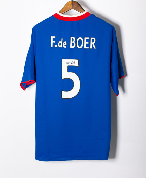 Rangers 2003-04 F De Boer Home Kit (XL)