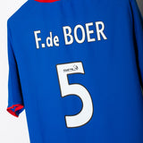 Rangers 2003-04 F De Boer Home Kit (XL)