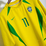 Brazil 2002 Ronaldinho Home Kit (L)